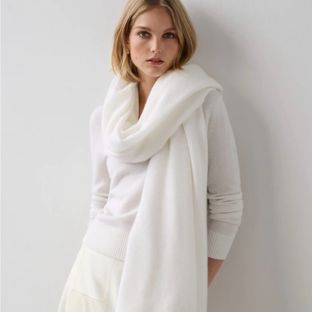 White and Warren Cashmere Travel Wrap